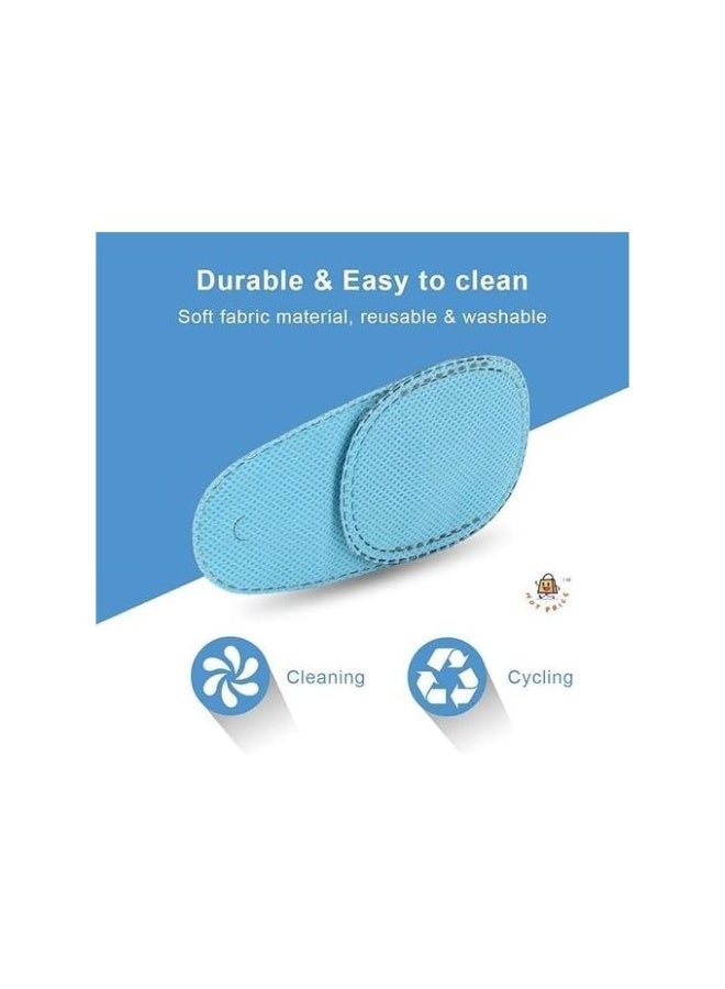 جراب نظارة للأطفال مبطن بالنايلون، تصميم متين لحماية النظارات، أنيق وعملي، مناسب للأولاد والبنات، مكون من قطعتين - Image 3